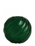 Cooee Design - Twist Ball Vase 20 Cm Glass - Muud vaasid - H:18CM