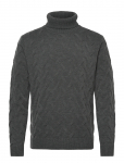 Lindbergh Black - 1927 Merino Blend Texture Roll Neck - K&otilde;rge kaelusega - XXL