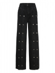 ROTATE - Button Detail Wide Jeans - Laiad - 31