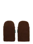 KongWalther - Stroller Gloves Chocolate Brown Teddy - Jalutusk&auml;ru tarvikud - ONE SIZE