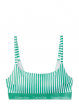 Calvin Klein - Square Neck Bralette - Kolmnurksed bikiinitopid - XL