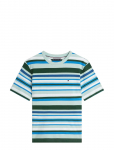 Tommy Hilfiger - Multi Stripe Crepe Tee - L&uuml;hikeste varrukatega - XXL