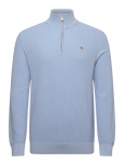 Gant - Micro Textured Cotton Half Zip - Poolpika lukuga džemprid - XXXL