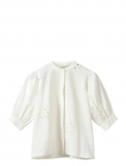 Sofie Schnoor - Alessiasw Broderie Anglaise Shirt - L&uuml;hikeste varrukatega - 34