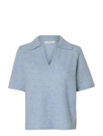 Selected - Slflulu Ss Knit Polo Noos - L&uuml;hikeste varrukatega - XXL