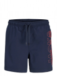 Jack & Jones - Jpstmaui Wave Logo Swim Shorts Jnr - Ujumisp&uuml;ksid - 176