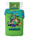 Minecraft - Bed Linen Senior Minecraft Classic Crew - 140X200, 65X65 Cm - Voodipesukomplektid - 140X200.65X65CM