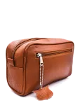 Parker - Parker Leather Saddle Brown Travel/Dopp Kit - (9"X5.5"X3") - Tualett-tarvete kotid - ONE SIZE