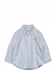 Ralph Lauren Kids - Striped Cotton Oxford Shirt - Pikkade varrukatega s&auml;rgid - 70-74