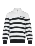 Gant Kids - Gant Knitted Breton Stripe Zip Funnel - Pulloverid - 152