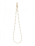 Pipol's Bazaar - Malia Steel Beaded Necklace White - P&auml;rlitega kaelakeed - ONE SIZE