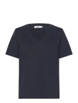 Coster Copenhagen - Cc Heart Basic Regular V-Neck T-Shi - L&uuml;hikeste varrukatega - XS