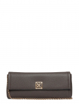 Calvin Klein - Emblem Hw Pebble Clutch - Peo- ja teatrikotid - ONE SIZE