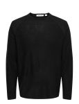 ONLY & SONS - Onsapollo Reg Ls Struc Crew Knit - &Uuml;mara kaelusega - XXL