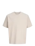 Jack & Jones - Jjeharrison Structure Tee Ss O-Neck Sn - L&uuml;hikeste varrukatega - S