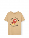 THE ANIMALS OBSERVATORY - Rooster Kid T-Shirt Red - L&uuml;hikeste varrukatega - 128