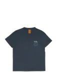 Nudie Jeans - Roy T-Shirt Freaky Dark Blue - L&uuml;hikeste varrukatega - L