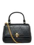 Tory Burch - Charlie Quilted Top Handle Chain Wallet - Rahakotid - ONE SIZE