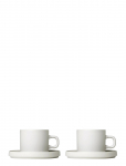Blomus - Set Of 2 Coffee Cups - 0,2 L, &Oslash; 8 Cm - Pilar - Moonbeam - Kohvitassid - &Oslash; 14.3CM