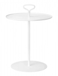 Blomus - Outdoor Side Table - 58 Cm, &Oslash; 42 Cm - Porter - White - &Otilde;uelauad - &Oslash; 42CM