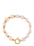 Edblad - Voyage Bracelet Gold/Multi L - P&auml;rlitega k&auml;ev&otilde;rud - S 16 cm