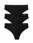 Calvin Klein - Thong 3Pk - Stringid - L
