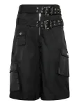 GANNI - Duchesse Nylon Pocket Shorts - Kroogitud v&ouml;&ouml;kohaga l&uuml;hikesed p&uuml;ksid - 42