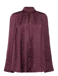 ROTATE - Dot Satin Bow Shirt - Pikkade varrukatega - 36