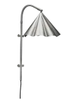 House Doctor - Wall Lamp, Hdflola, Brushed Silver - Seinalambid - 25X25X51CM