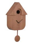 KARLSSON - Wall Clock Modern Cuckoo Dark Wood Print - Seinakellad - H 41CM