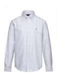 Ralph Lauren Kids - Striped Cotton Oxford Shirt - Pikkade varrukatega s&auml;rgid - 88-93