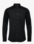 Lindbergh Black - Technical :Cut Away Collar, Tailor Fit Cotton Shirt, Wf Ls - Business - L