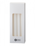 Kunstindustrien - White Taper Candles, 20 Cm, 8 Pack - Candles - ONE SIZE