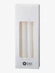 Kunstindustrien - White Taper Candles, 20 Cm, 8 Pack - Candles - ONE SIZE