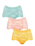 Missya - Lace Maxi 3-Pack - Hipsterid ja bokserid - S