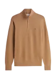 Tommy Hilfiger - Pima Org Ctn Cashmere Zip Mock - Poolpika lukuga džemprid - L