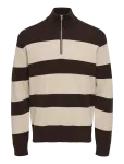 ONLY & SONS - Onsphil Reg 12 Struc Half Zip Knit Noos - Poolpika lukuga džemprid - L