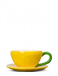 Byon - Cup And Plate Lemon - Kohvitassid - 13.5X10X6CM