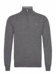 Gant - Superfine Lambswool Half Zip - Poolpika lukuga džemprid - S