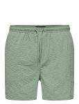 ONLY & SONS - Onsted Life Solid Seersucker Swim Noos - L&uuml;hikesed p&uuml;ksid - S