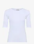 Kaffe - Kacarna T-Shirt - L&uuml;hikeste varrukatega - S