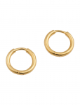 Syster P - Beloved Fat Small Hoops Gold - R&otilde;ngad - ONE SIZE