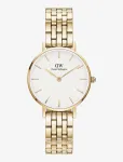 Daniel Wellington - Petite 28 5-Link G White - Analoogkellad - 28 mm