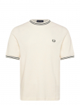 Fred Perry - Ribbed Jersey T-Shirt - L&uuml;hikeste varrukatega - L