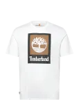 Timberland - Stack Logo Colored Short Sleeve Tee White - L&uuml;hikeste varrukatega - XL