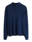 Lindex - Sweater Fineknit Halfzip - Pulloverid - 128