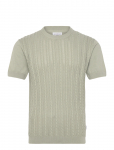 Lindbergh - Knitted S/S O-Neck Tee - L&uuml;hikeste varrukatega - XL