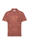 Lindbergh - Embroidered Cotton Shirt S/S - L&uuml;hikeste varrukatega s&auml;rgid - M