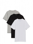 Calvin Klein - S/S Crew Neck 3Pk - L&uuml;hikeste varrukatega - XXL