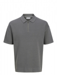 Jack & Jones - Jjtroy Knit Zip Polo - L&uuml;hikeste varrukatega kootud polos&auml;rgid - XL